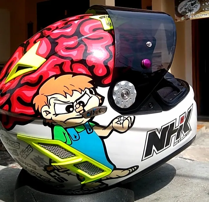 Pesan Tajam Dibalik Helm NHK GP Pro Airbrush by SHGS