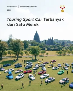 Pecahkan Rekor MURI: Porsche Club Indonesia Konvoi Satu Merk Sport Car Terbanyak