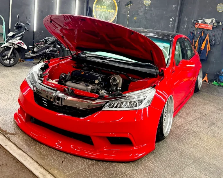 Hardy Classic Sabet Best of The Day di Auto Culture Cirebon: Yuk Intip Spek Ratusan Juta Honda Accord Merah Ini