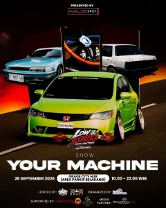 Low & Loud Car Contest 2026 Road to Autokhana Cirebon, Catat Tanggalnya!